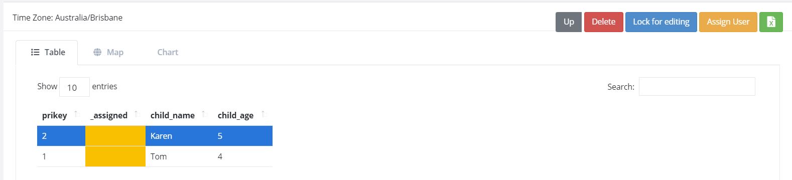 Sub form records with a different parent
